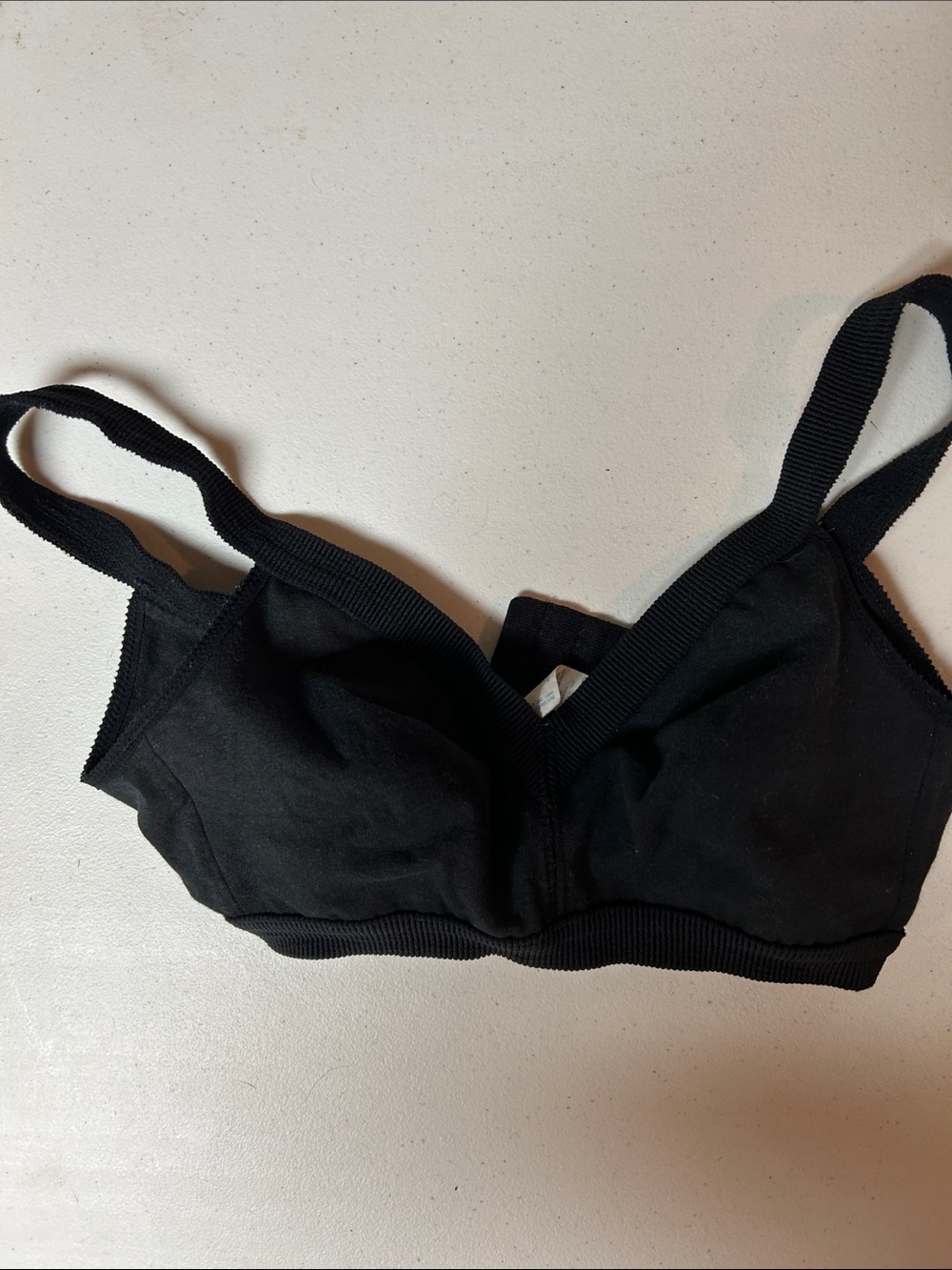 Warner's Black Wireless Bralette with Soft Stretch